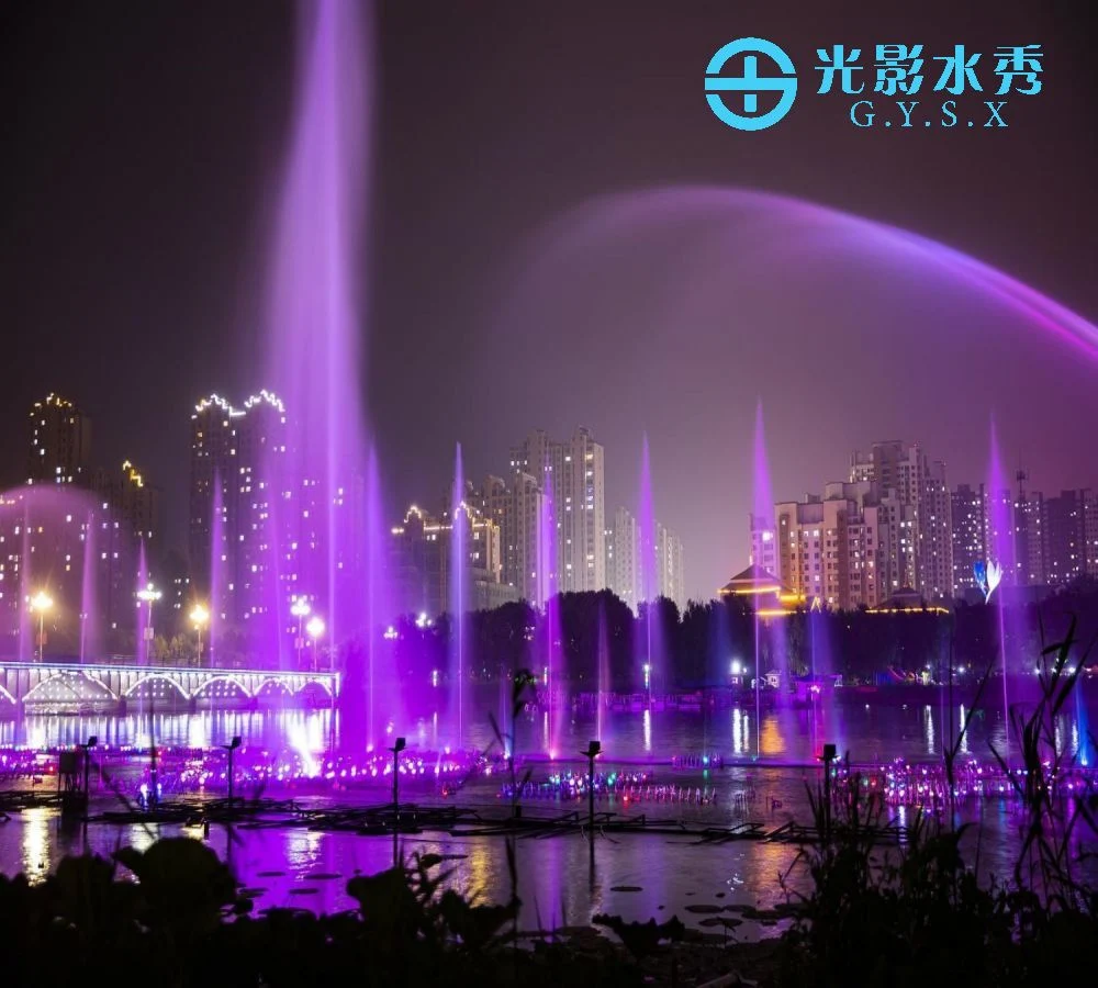 Colorful LED Light Laser Show Music Dance Water Screen Movie Fountain Factory Import and Export