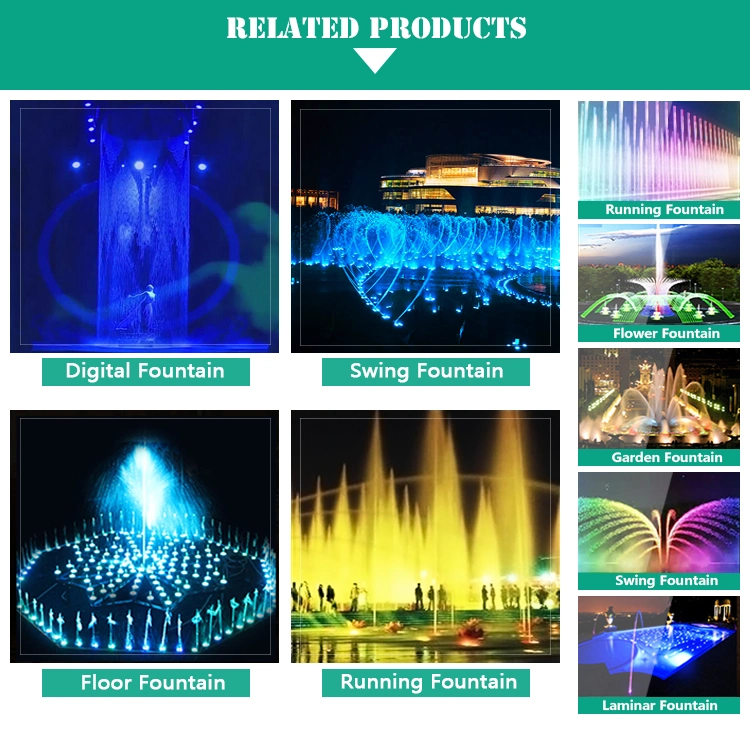 Luxury Wedding Decoration Music Dancing Digital Water Curtain