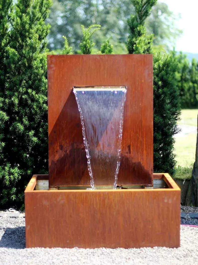 Garden Ornaments Corten Steel Rain Curtain