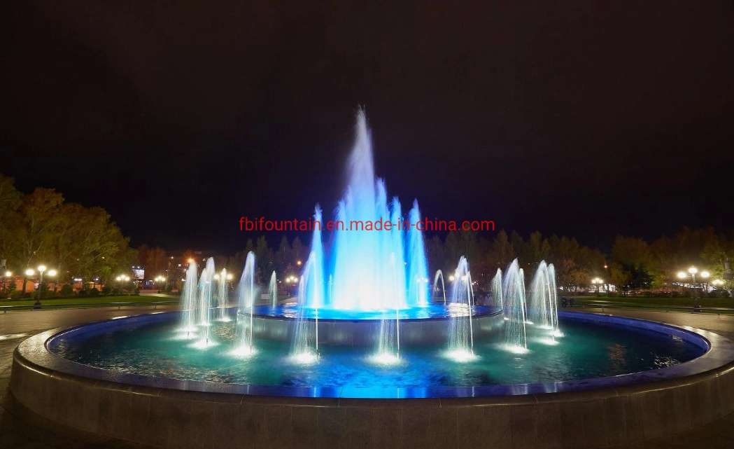 Decorative Outdoor Music Dancing Custom Water Curtain Wall Fountain