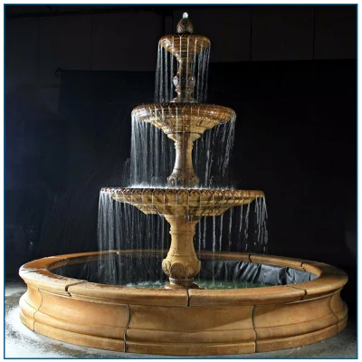 Water Garden Fountain for Garden Stone Sculpture