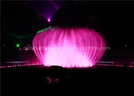 Programmable Water Screen Movie Fountain Dancing with Laser & LED Light