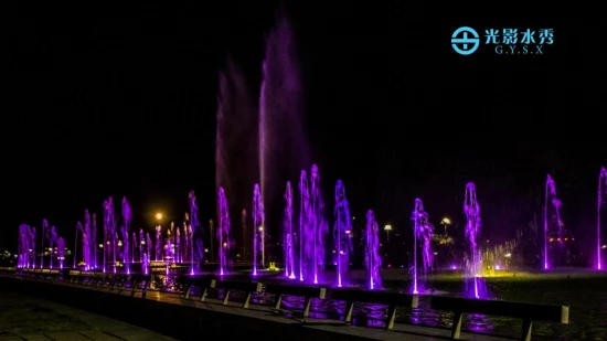 National Park 110 M Dancing Water Show Fountain with RGB Light and Laser Fire