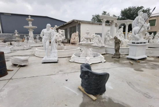 Outdoor Marble Stone Water Fountain for Garden (SY-F342)