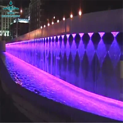 High Quality Unique Shapes Outdoor Pool Digital Water Curtain