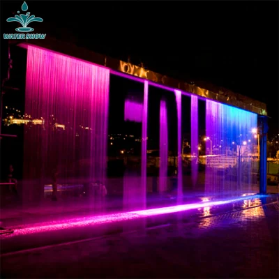 Sales Promotion Indoor Decorative Music Dancing Digital Water Curtain