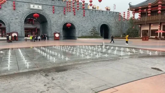 Outdoor Computer Control Fountain Dry Floor Fountain in Ground