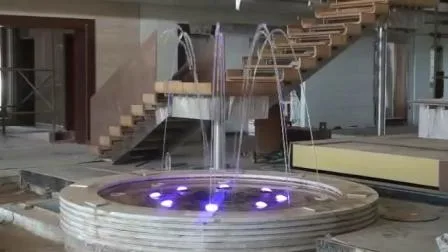 Outdoor Music Dancing Water Fountain on Playground with LED Lights