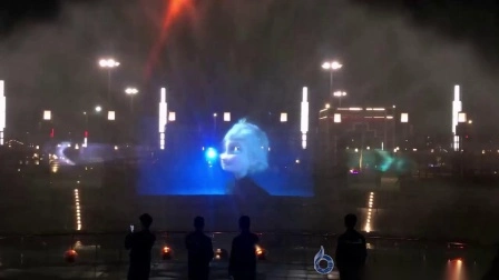 Outdoor Ornamental Music System Floating Dancing Fountain